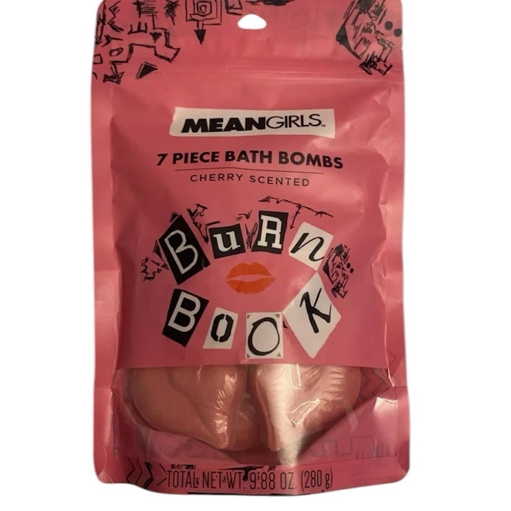 3/$25 Mean Girls Pink 7 Piece Bath Bomb Set - Picture 5 of 7